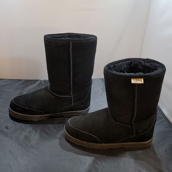 BEARPAW WOMEN'S CLASSIC WINTER SLIP ON BOOTS, LIGHTWEIGHT SUEDE BOOTS - Picture 5 of 16